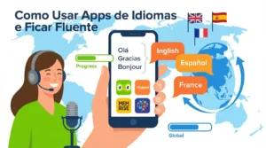 Como Usar Apps de Idiomas e Ficar Fluente