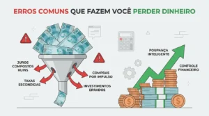 Erros comuns que fazem você perder dinheiro