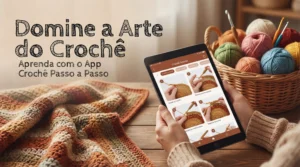 Domine a Arte do Crochê Aprenda com o Aplicativo Crochê Passo a Passo